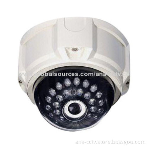 Effio-E + IC x 673BK CCD Dome Camera, 1/3 Sony 700TVL, 2.8-12mm Auto-iris Lens, Built-in OSD Menu